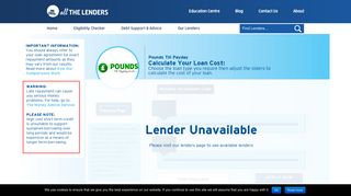 Pounds till Payday loans - allthelenders