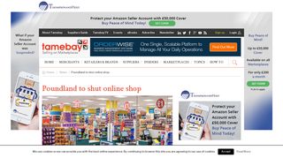 Poundland to shut online shop - Tamebay