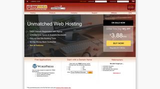 Web Hosting by PowWeb - One Plan, One Price