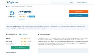 PowerDMS Reviews and Pricing - 2019 - Capterra