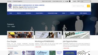 Careers | POWERGRID | A Government of India Enterprise