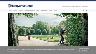 Husqvarna Group is a global leading producer of outdoor power ...