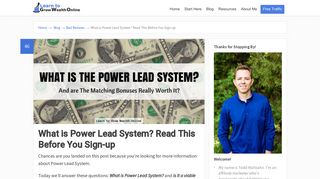 What is Power Lead System? Read This Before You Sign-up