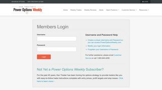 Login - Power Options Weekly - InvestorPlace