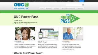 OUC Power Pass - Orlando Utilities Commission