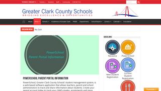 PowerSchool Parent Portal Information - Greater Clark County Schools