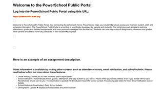 Welcome to PowerSchool - Student and Parent Sign In - ACES