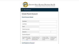PowerSchool: Parent Sign In - Student and Parent Sign In