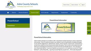 PowerSchool / PowerSchool - Ashe County Schools