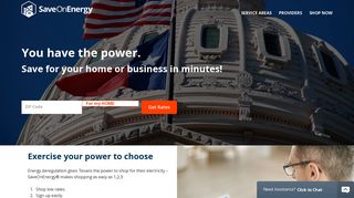 Shop Online Now | Power to Choose | SaveOnEnergy.com