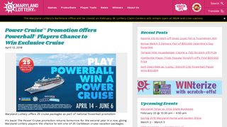 Power Cruise™ Promotion Offers Powerball® Players Chance to Win ...