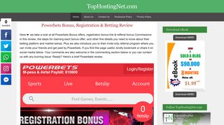 Powerbets Bonus, Registration & Betting Review - TopHostingNet.com
