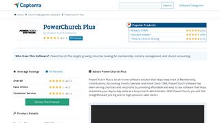 PowerChurch Plus Reviews and Pricing - 2019 - Capterra