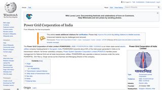 Power Grid Corporation of India - Wikipedia