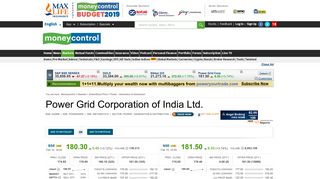 Power Grid Corporation of India Ltd. Stock Price, Share Price, Live ...