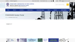 POWERGRID Vendor Portal | POWERGRID | A Government of India ...