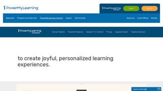 Engaging Personalized Learning Platform | PowerMyLearning Connect