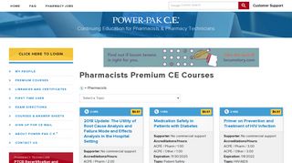 Pharmacists Premium CE Courses | POWER-PAK C.E.®