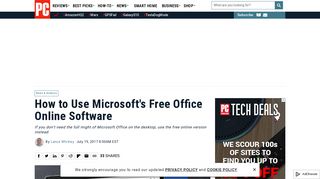 How to Use Microsoft's Free Office Online Software - PCMag.com