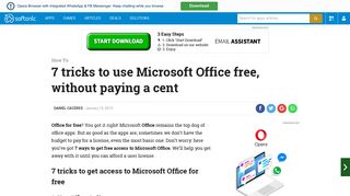 7 tricks to use Microsoft Office free, without paying a cent - Softonic