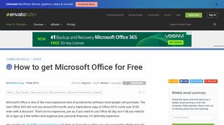 How to get Microsoft Office for Free - Computer Skills - Envato Tuts+