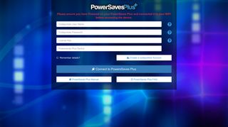 Powersaves Plus: Log in