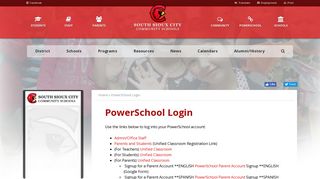 PowerSchool Login - South Sioux City Community Schools