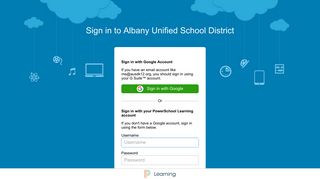 Albany Unified School District | PowerSchool Learning | K-12 Digital ...