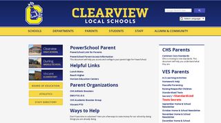 Parents - Clearview Local Schools