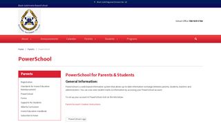 PowerSchool | Black Gold Home-Based School