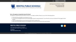 PowerSchool - Bristol Public Schools