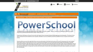 PowerSchool - Cabarrus County Schools