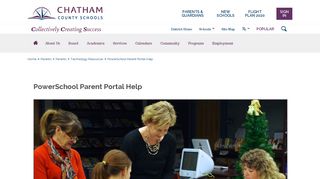 Parents / PowerSchool Parent Portal Help - Chatham County Schools