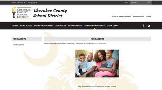For Parents - Cherokee County School District
