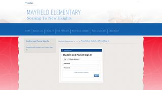 Student and Parent Sign In / PowerSchool ... - Cleveland City Schools