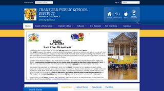 Cranford Public School District / Homepage