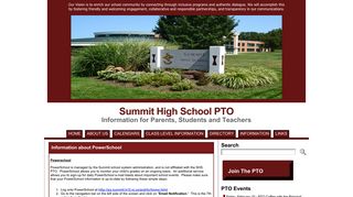 Information about PowerSchool - Summit High School PTO