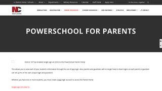 Powerschool for Parents – North Chicago CUSD 187