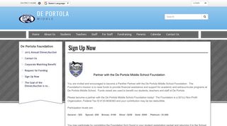 Sign Up Now | De Portola - San Diego Unified School District