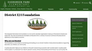 District 124 Foundation – D124 Foundation – Evergreen Park ESD ...