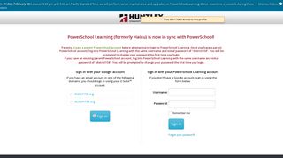 PowerSchool Learning : HHS PAC : Welcome to Huntley School ...