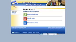 Churchville Middle School: PowerSchool