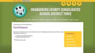Parent Resources – Parent Resources – Orangeburg County ...