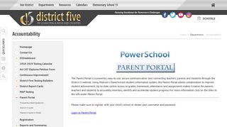 Accountability / Parent Portal - Lexington-Richland School District 5