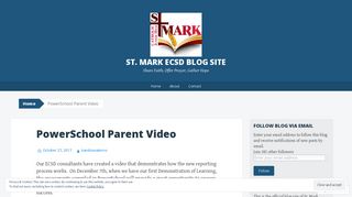 PowerSchool Parent Video | St. Mark ECSD Blog Site