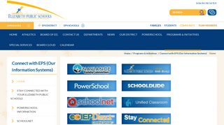 Connect with EPS (Our Information Systems) - Elizabeth Public Schools