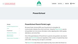 PowerSchool | Elk Island Public Schools | EIPS