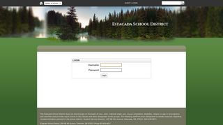 Login - Estacada School District
