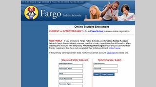 Fargo Public Schools Parent Portal - School Office PRO