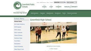 Greenfield High School | Greenfield Public Schools